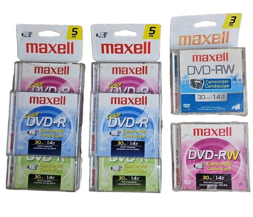 Maxell dvd camcorder color - dvd-r, 5