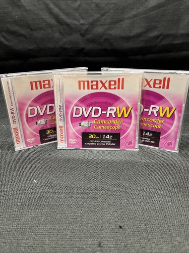 Maxell dvd camcorder 30min - maxell, dvd-rw