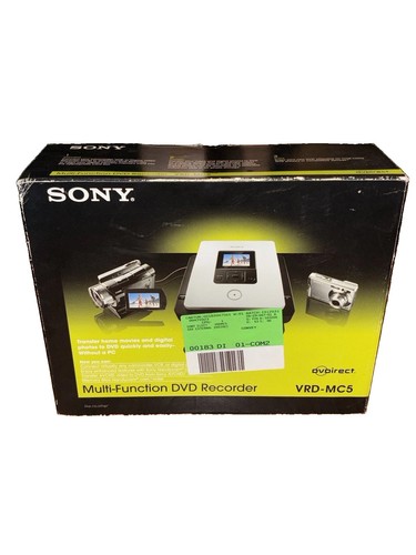 Sony dvd recorder vrd mc5 - sony, vrd-mc5