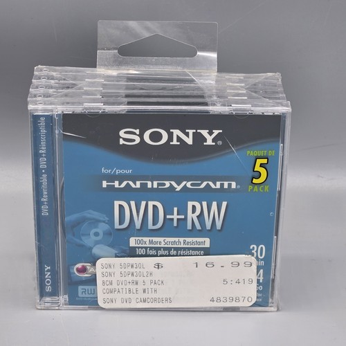 Sony handycam dvd - dvd-rw, min
