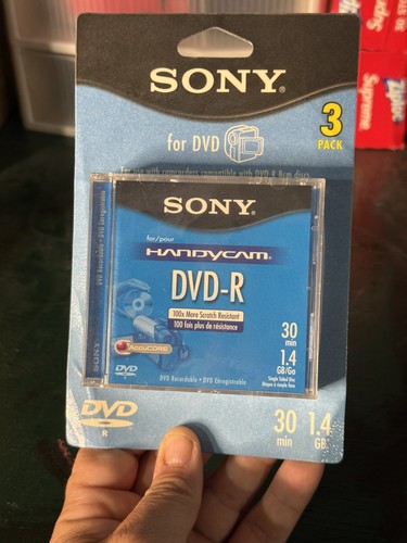 Sony handycam dvd min - dvd-r, 30