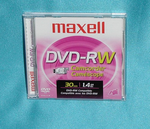 Maxell dvd camcorder - dvd-rw, 30min