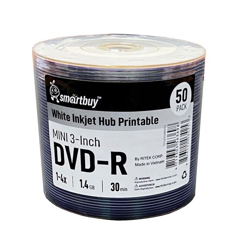 Smartbuy mini dvd 3 inch - 50,